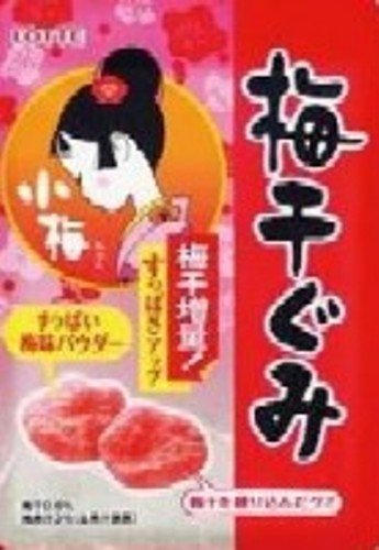 Lotte Gummi Candy Pickled Plum 1.2oz(34g)/bag X 10 Bags [japan Import] logo