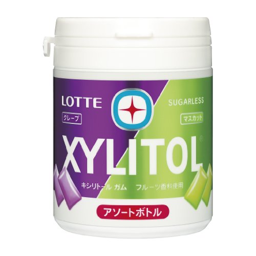 Lotte Xylitol Chewing Gum Fruits Assortment, 5.3oz [japan Import] logo