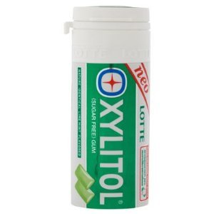 Lotte Xylitol Mini Bottle Lime Mint 30g. logo