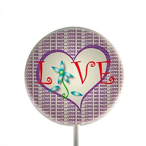 Love Me…Love Me Not Lollipop logo