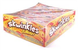 Lucas Skwinkles Rellenos Pineapple Flavor Hot Candy logo