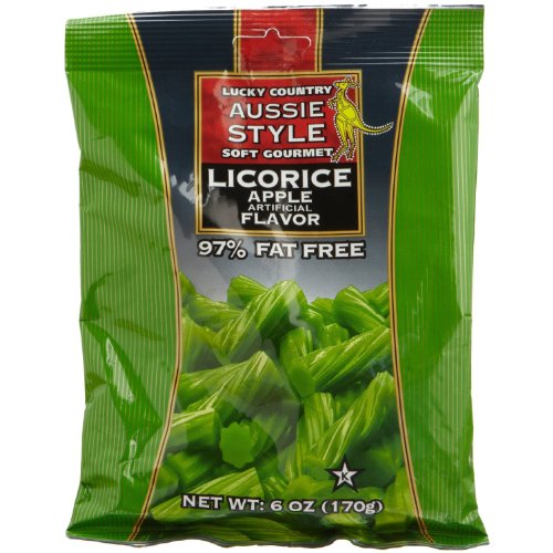 Lucky Country Apple Licorice 6-oz Bag logo