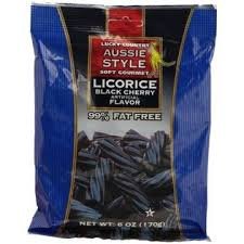 Lucky Country Black Cherry Licorice – 1.5lb Resealable Bag logo