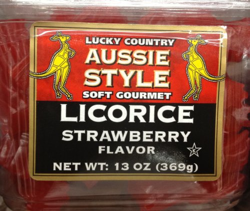 Lucky Country Strawberry Licorice 13-oz Tub logo