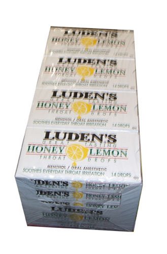 Ludens Honey Lemon Menthol Cough Drops (20 Count) logo