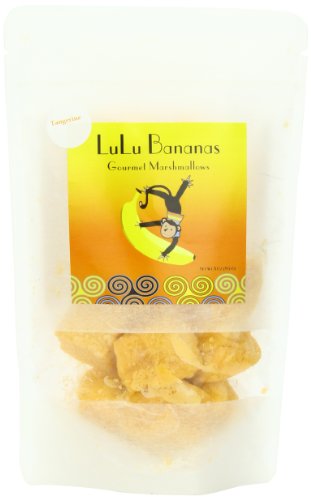 Lulu Bananas Marshmallow, Tangerine, .25 Ounce logo