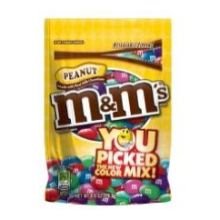 M and Ms Limited Edition Color Blend Peanut Candy, 8 Ounce — 12 Per Case. logo