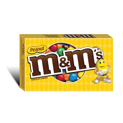 M & M Peanut Theater Box Pack: 12 Count logo