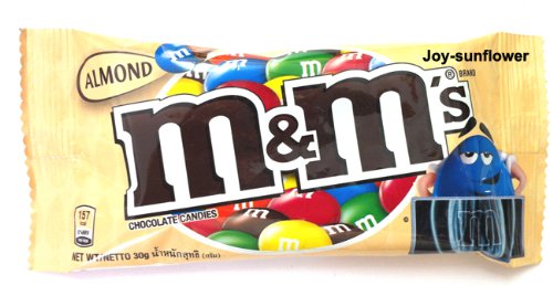 M & M’s Chocolate Candies Melts In Your Mouth Not In Your Hand – Almond 30 G. Product Of Thailand logo