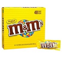 M & M’s Chocolate Candies, Peanut, 1.74 Oz, 48-count (Pack of 1) logo