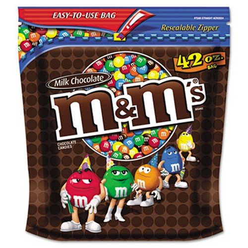 M & M’s Milk Chocolate W/candy Coating, 42 Oz Bag logo