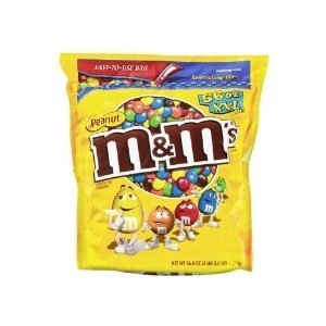 M & M’s Peanut 56 Ounce Bag logo