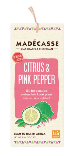 Madecasse Madagascar Chocolate Citrus & Pink Pepper — 2.64 Oz logo
