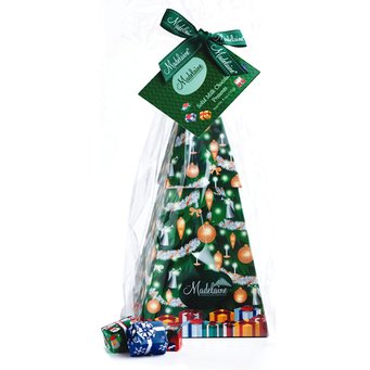 Madelaine Chocolate Christmas Tree Keepsake Gift Box logo