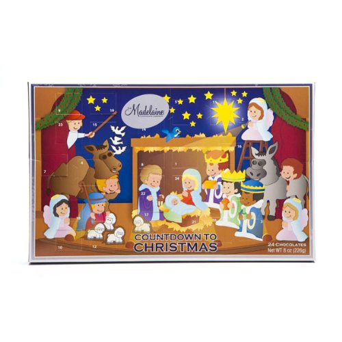 Madelaine Chocolate Countdown To Christmas Advent Calendar -christmas Pageant logo