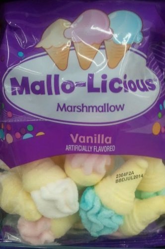 Mallo-licious, Vanilla Ice Cream Cones, 3.92oz Bag (Pack of 4) logo