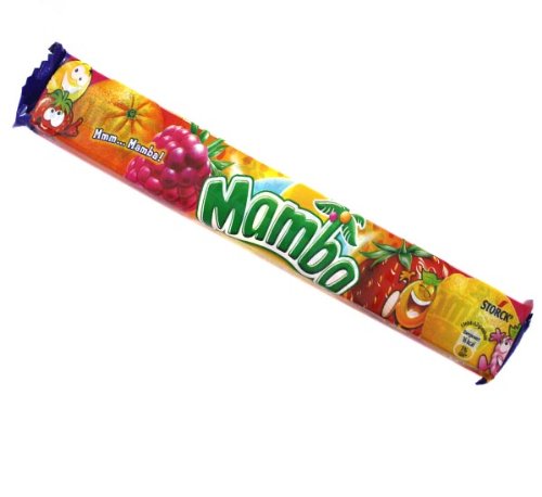 Mamba Fruit Flavored Soft Chews Candy By Storck (110g/3.88 Oz) logo