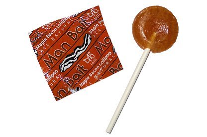 Man Bait – Bacon and Maple Syrup Lollipop (1 Lollipop) logo