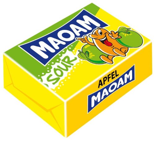 Maoam Cube Sour Apple 22g (1pcs/ Sample) logo