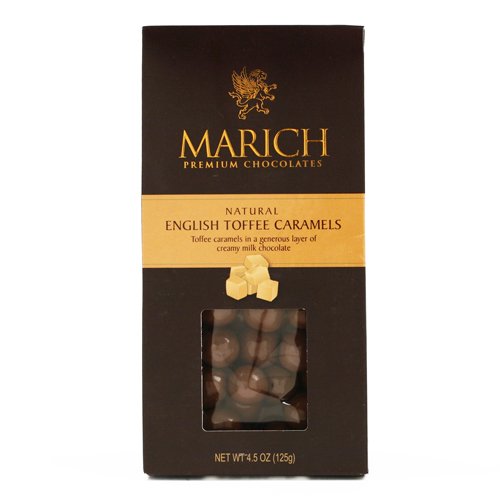 Marich English Toffee Caramels, 4.5-ounce logo