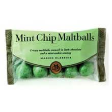 Marich Mint Chip Maltball – Single Serve, 2.3 Ounce — 12 Cartons. logo