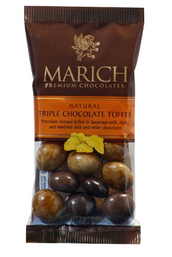 Marich Triple Chocolate Toffee 2.3oz (12-pack) logo