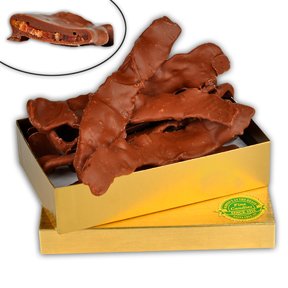 Marini’s Candies Chocolate Covered Bacon Gift Box logo