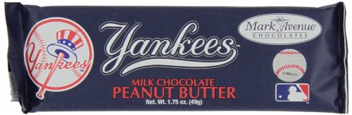 Mark Avenue Milk Chocolate Peanut Butter Bar, Yankees, 1.75 Ounce (Pack of 24) logo