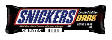 Mars Snickers Dark Chocolate Candy Bar logo