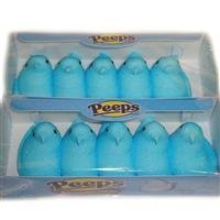 Marshmallow Chicks Blue Peeps Easter 10 Ct Pack (4 Packs) logo