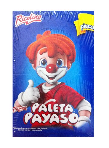 Marshmallow Chocolate and Gummies Lollipop – Paleta Payaso 20.8 Oz (Pack of 2) logo