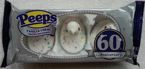 Marshmallow Peeps 60th Anniversary Vanilla Creme logo