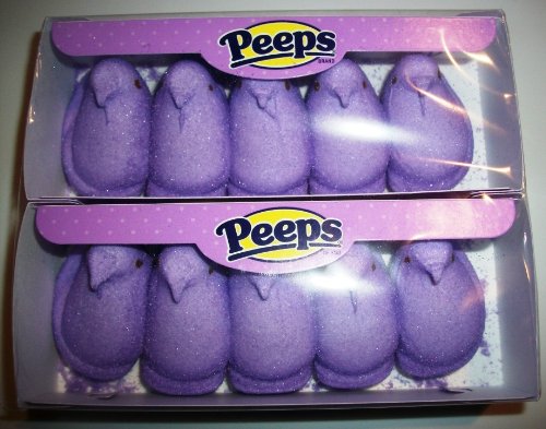 Marshmallow Peeps Lavendar Chicks 10ct logo