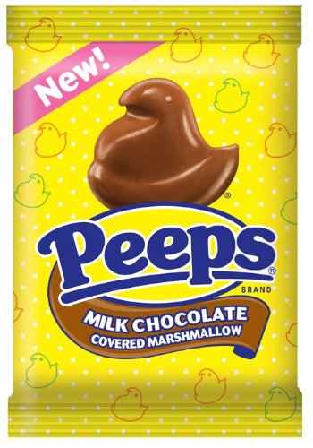 Marshmallow Peeps Milk Chocolate Covered Chicks logo