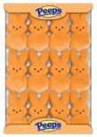 Marshmallow Peeps Orange Easter Bunnies 12ct. logo