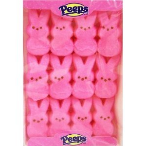 Marshmallow Peeps Pink Easter Bunnies 12ct (super Value 4 Pack) logo