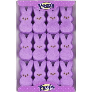 Marshmallow Peeps Purple Easter Bunnies, 2 Packs logo
