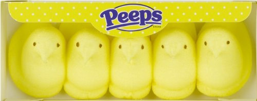Marshmallow Peeps Yellow Chicks (1pk Of 5) logo