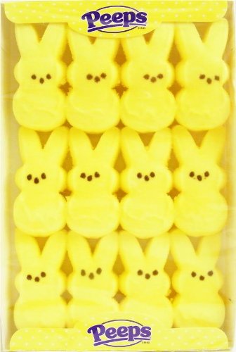 Marshmallow Peeps Yellow Easter Bunnies 12ct logo