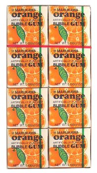 Marukawa – Eight Pack Orange Bubble Gum logo