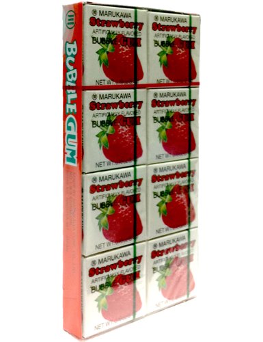 Marukawa Fusen Bubble Gum Strawberry logo