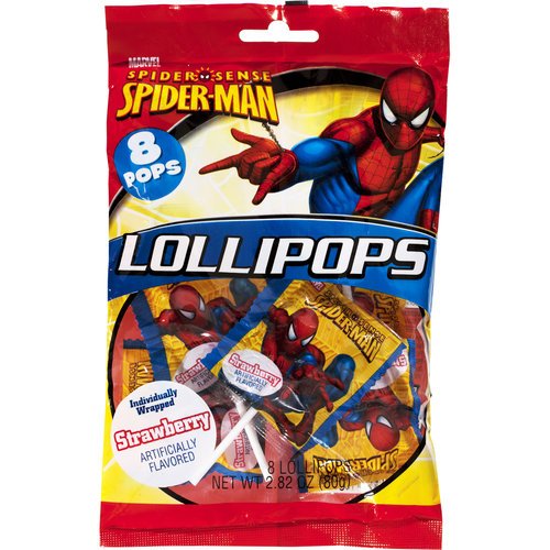 Marvel Spider-man Party Lollipops, 8pk logo