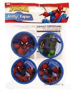 Marvel Spiderman Jelly Tape Party Gift Favor Spider-man 4 Count 20g logo