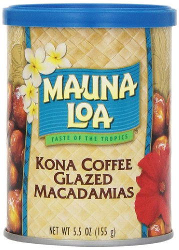 Mauna Loa Macadamias, Kona Coffee Glazed, 5.5 Ounce Container logo