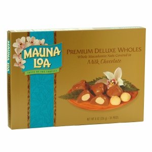 Mauna Loa Premium Deluxe Whole Macadamia – Milk Chocolate logo