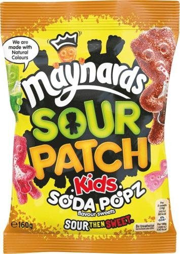 Maynards Sour Patch Kids Soda Popz 160g logo