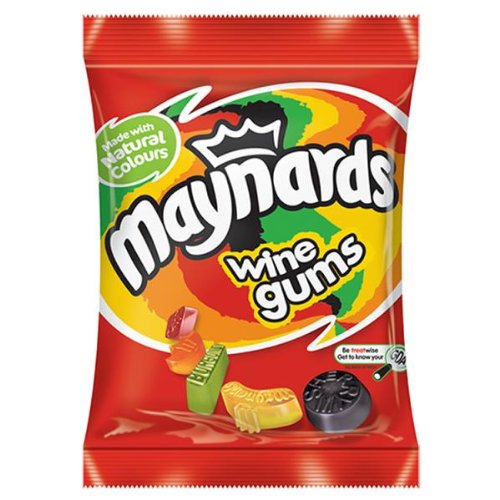 Maynard’s Wine Gums 215g (7.6 Oz) Bag (Pack of 6) logo