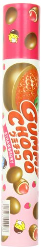 Meiji Gummy Choco Strawberry, 2.86 ounce Tubes (Pack of 6) logo