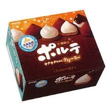Meiji Porte Fluffy & Smooth Chocolate 49g | Winter Exclusive Version With Hokkaido Milk (japan Import) logo