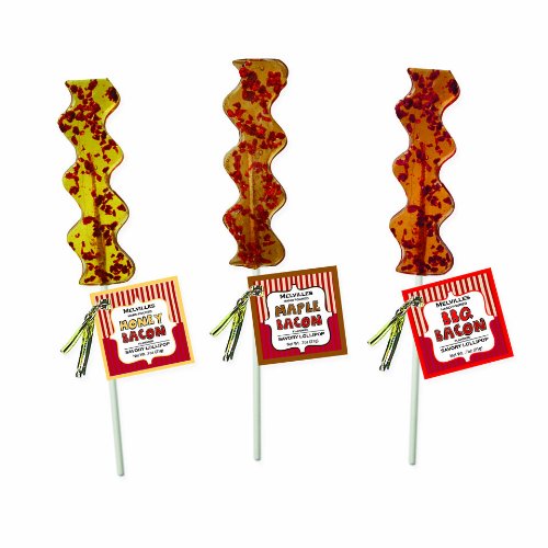 Melville Candy Company Asst Bacon Lollipops, 24-count (Pack of 24) logo